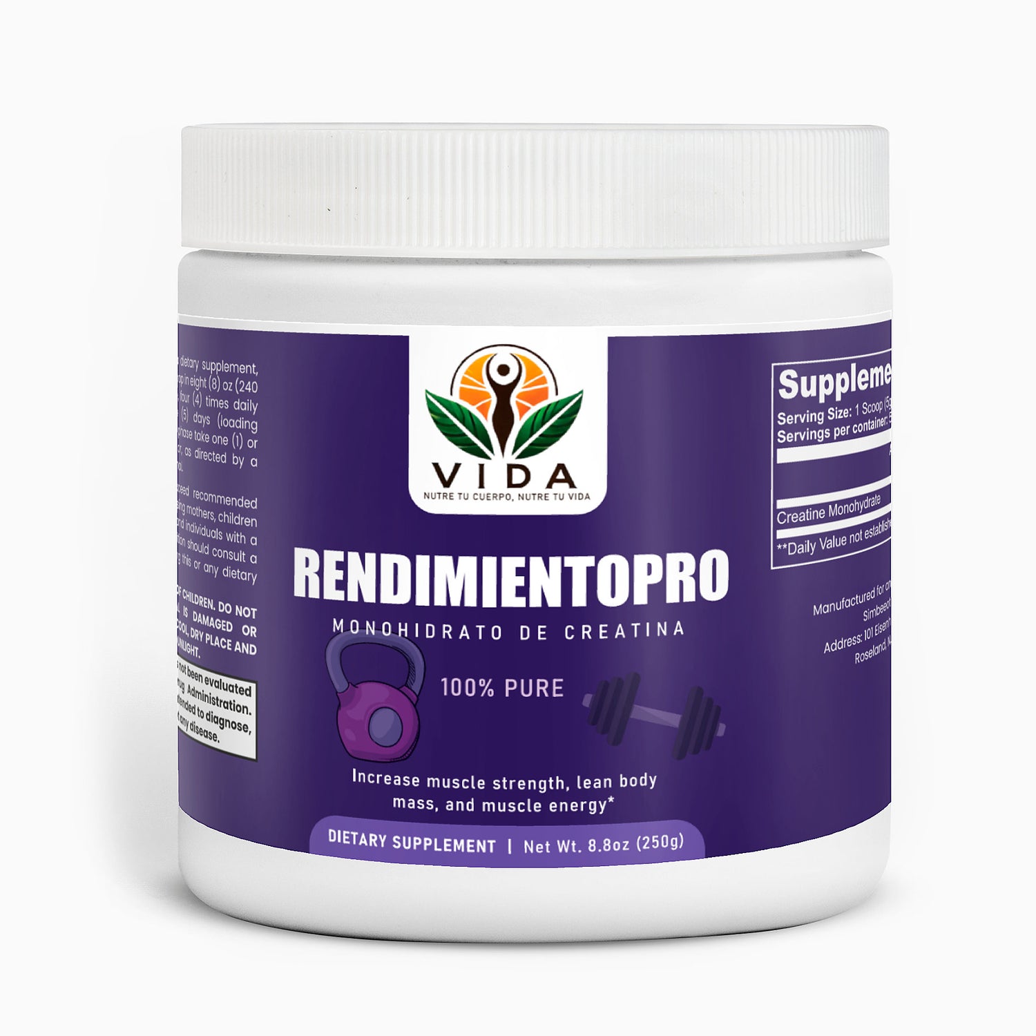 RENDIMIENTOPRO monohidrato de creatina