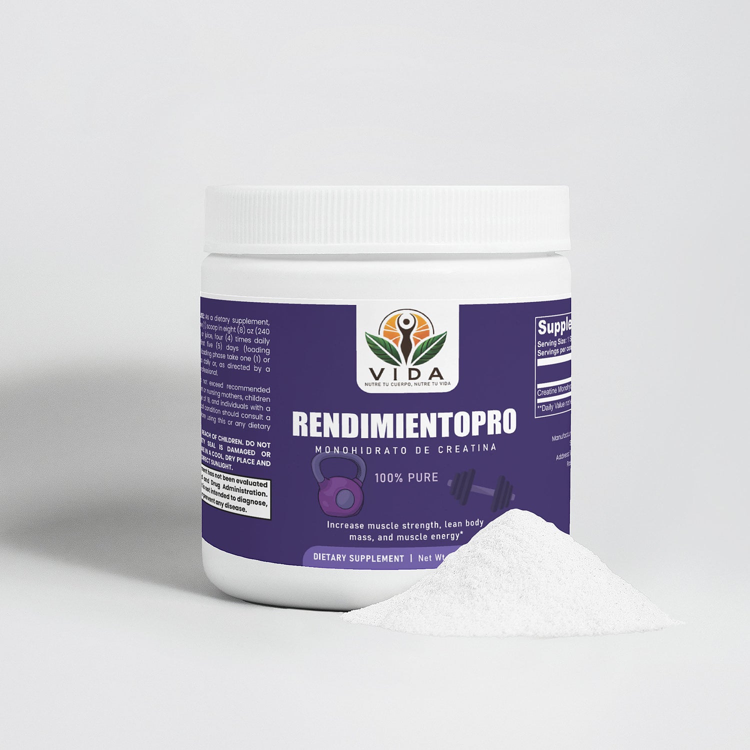 RENDIMIENTOPRO monohidrato de creatina
